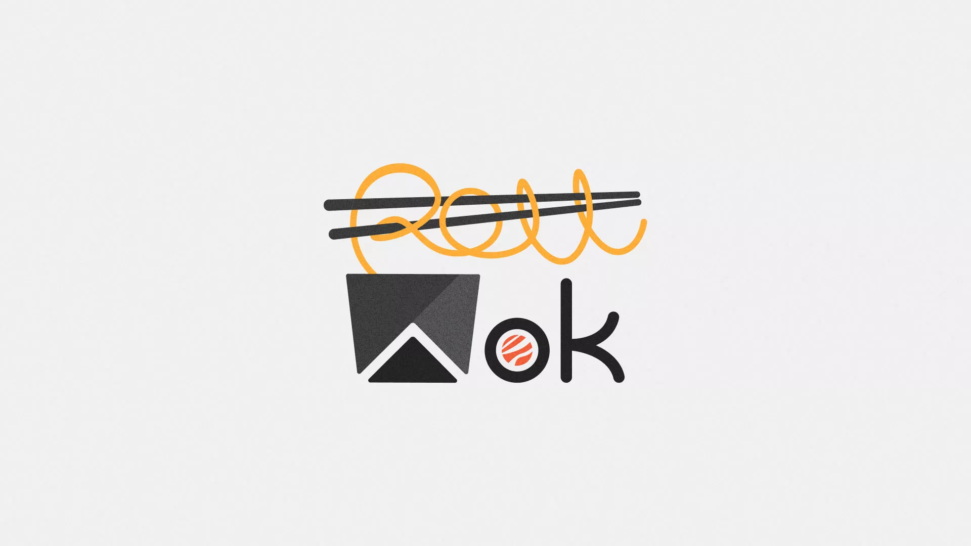 Разработка логотипа в Среднеуральске для суши-бара «Roll Wok Club»