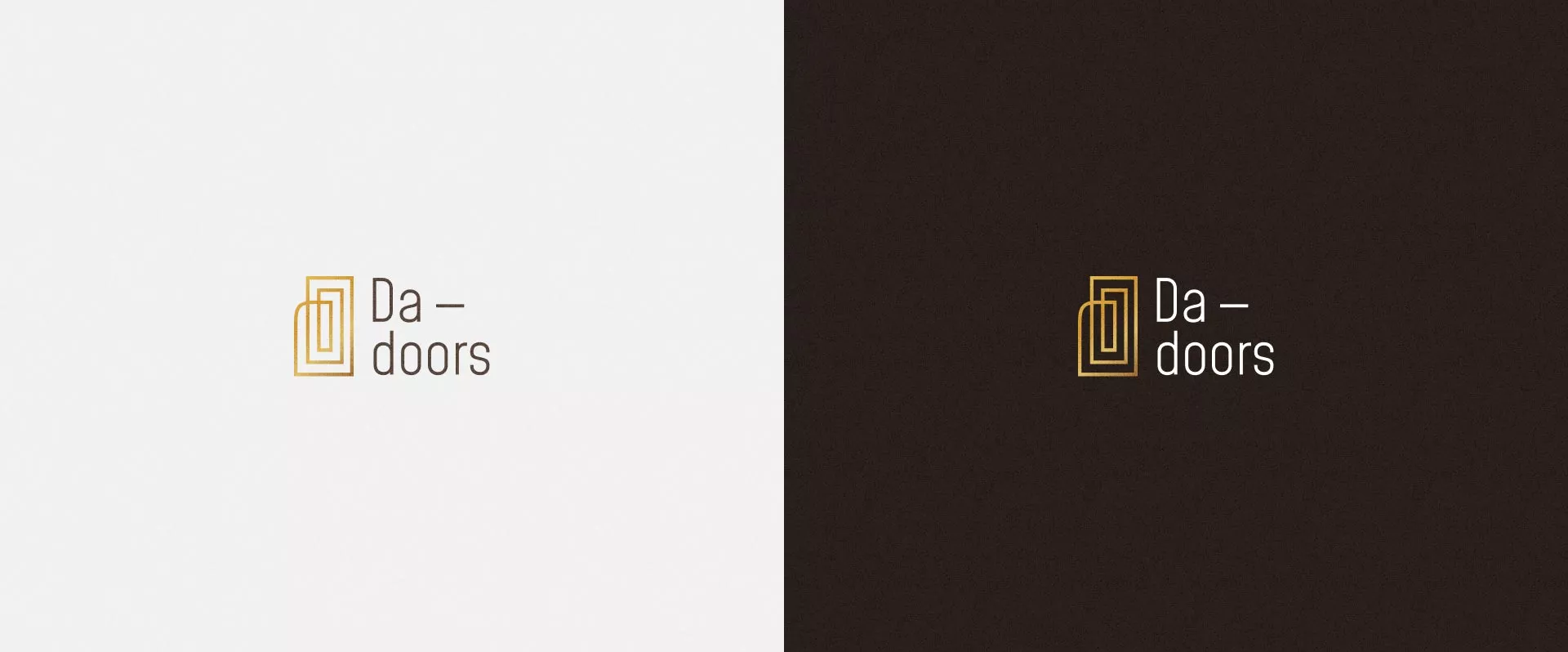 Разработка логотипа для компании «DA-DOORS» в Среднеуральске